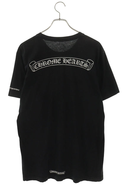 Chrome Hearts Back Scroll Label Print T-Shirt Black Size M