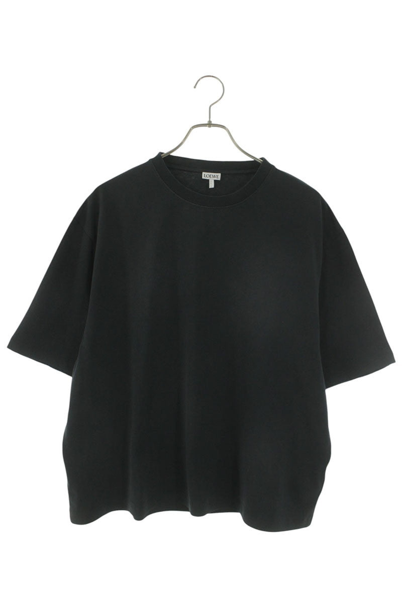 LOEWE Black Washed Anagram Embroidery T-Shirt Size XS