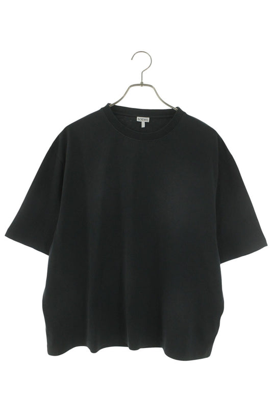 LOEWE Black Washed Anagram Embroidery T-Shirt Size XS