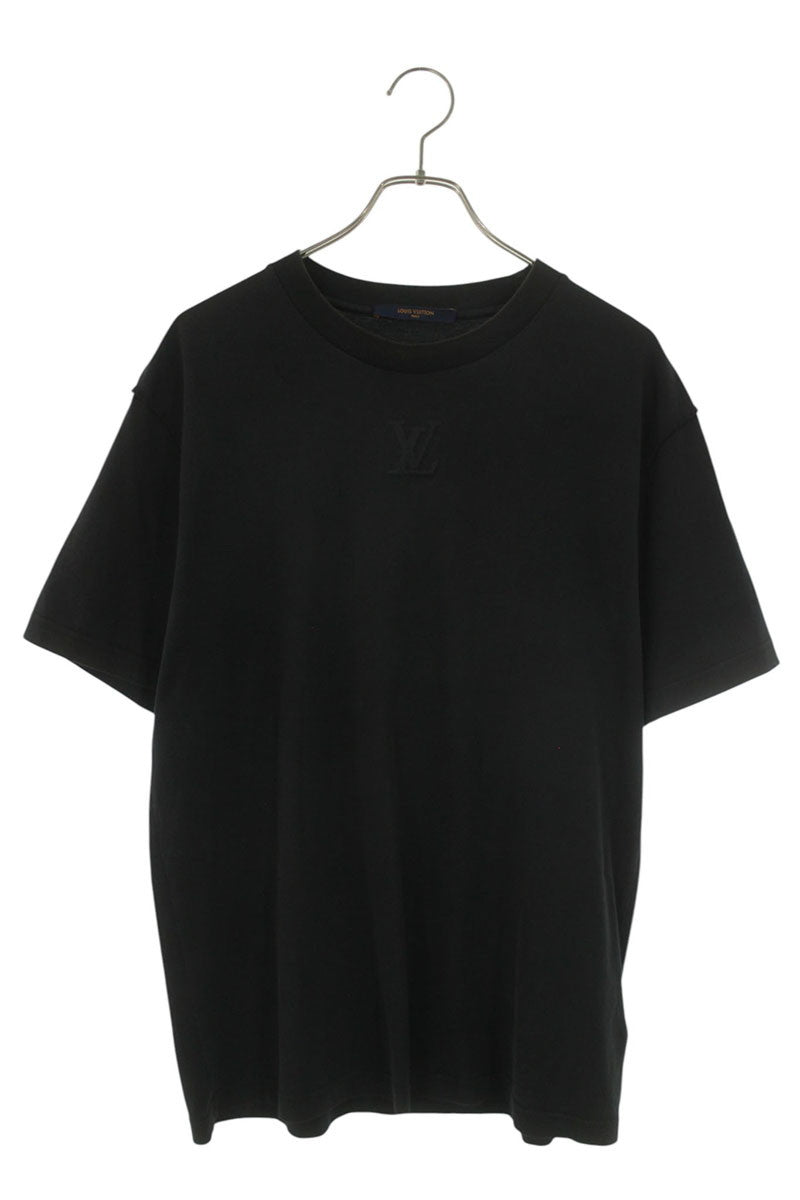 LOUISVUITTON Inside Out LV Debossed Logo Tee Black Size L