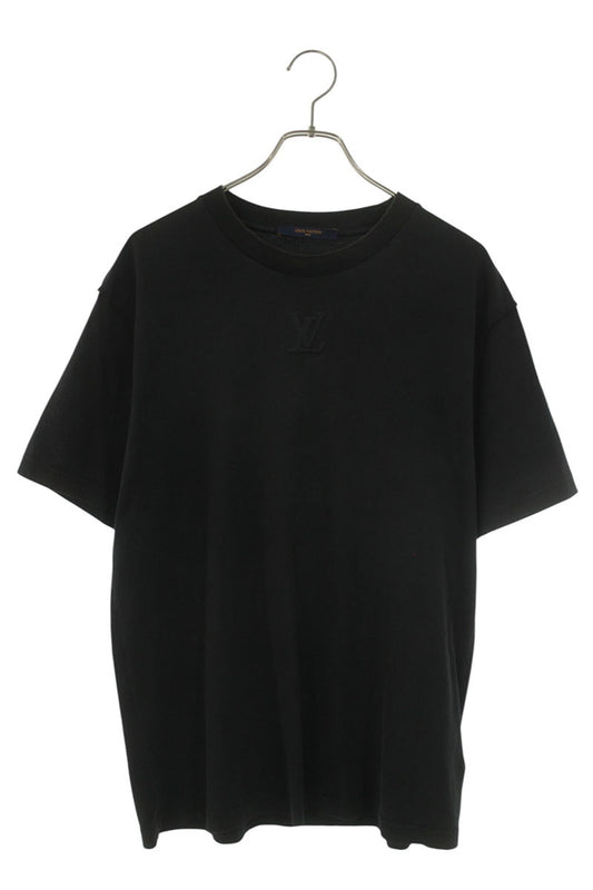 LOUISVUITTON Inside Out LV Debossed Logo Tee Black Size L