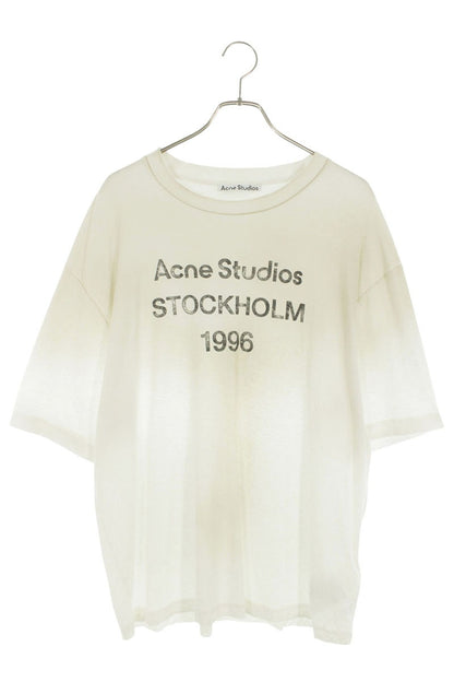 ACNE STUDIOS Spray Logo Print T-Shirt White Size M