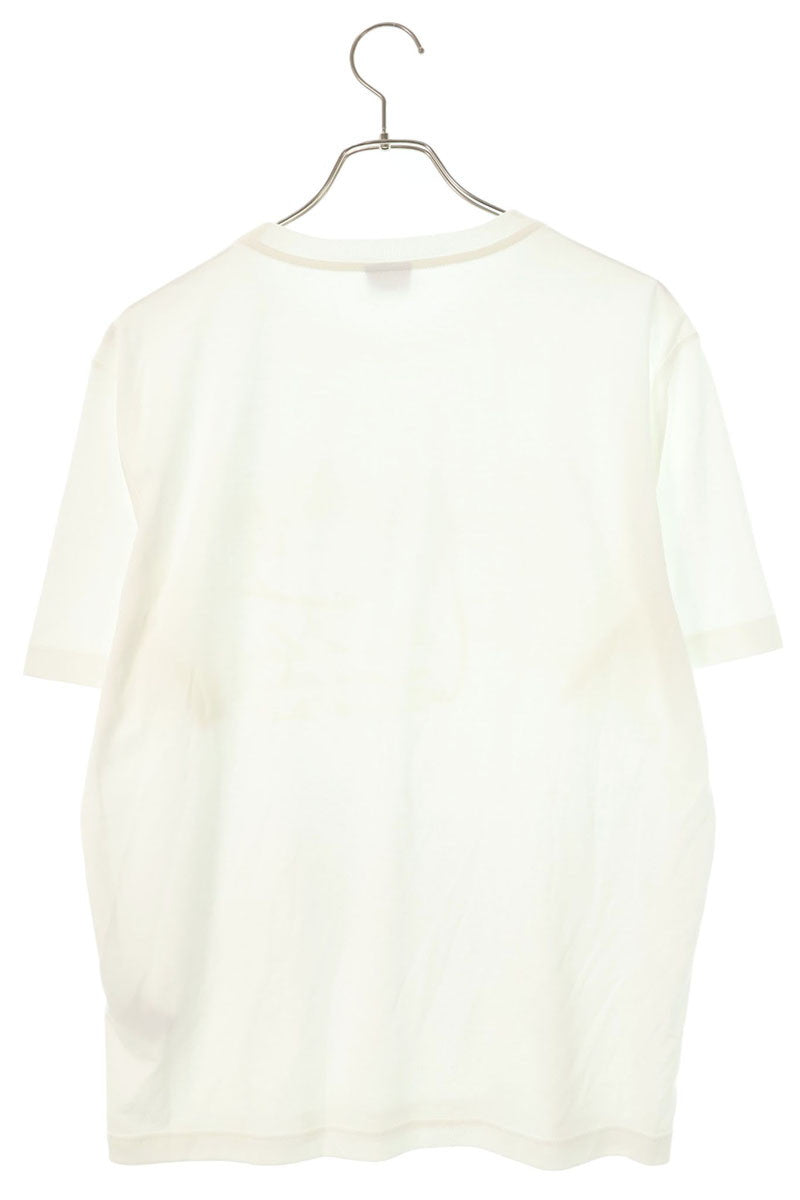 Berluti Embroidered T-Shirt White Cotton Size S