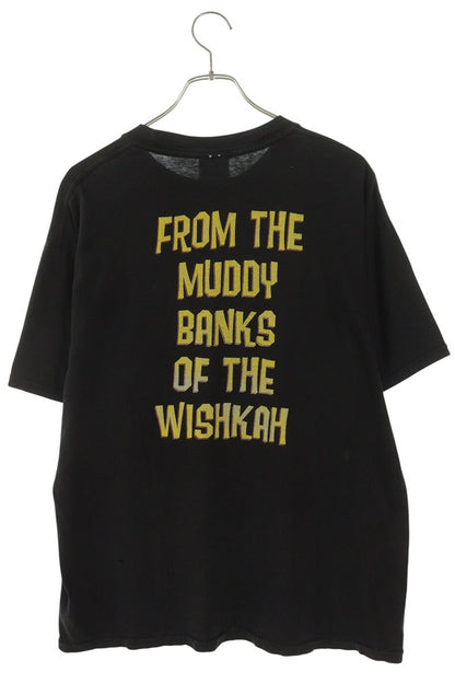 VINTAGE Nirvana Print T-Shirt Black Cotton Size L