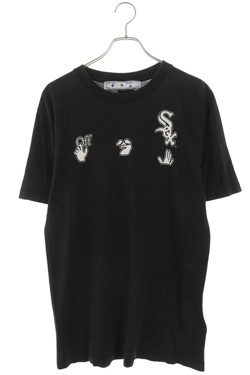 OFF-WHITE 21AW MLB Numbering Embroidered T-Shirt Size M