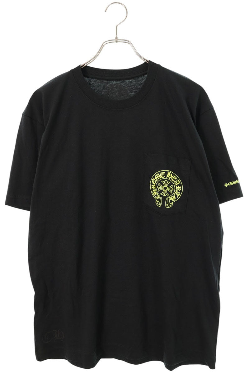 Chrome Hearts Horseshoe Tee Black Yellow Size L