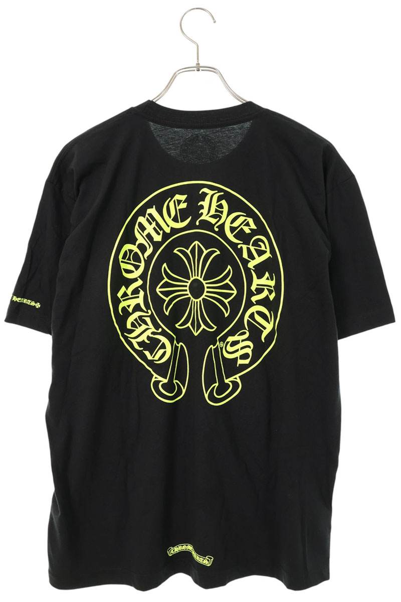 Chrome Hearts Horseshoe Tee Black Yellow Size L