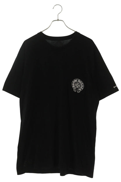 Chrome Hearts Horseshoe Back Print T-Shirt Black Size XL