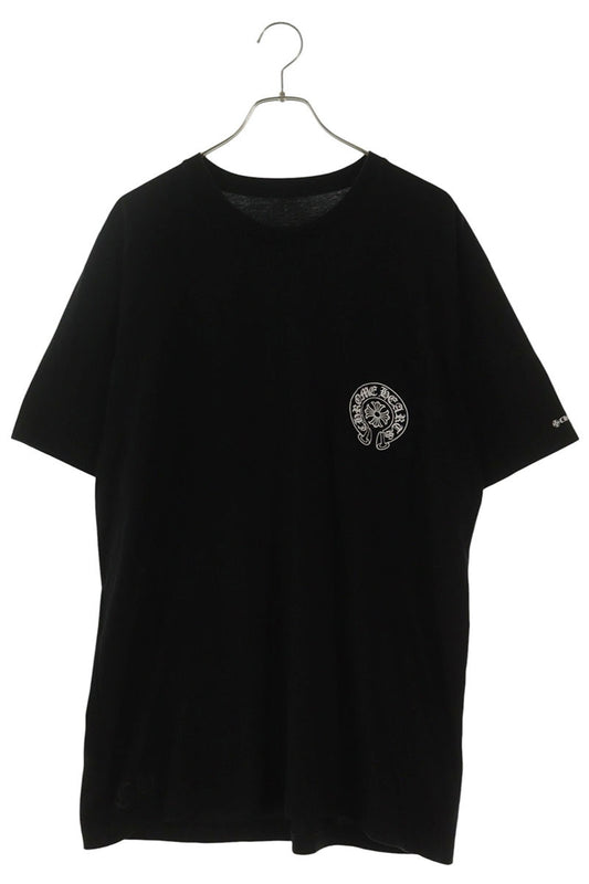 Chrome Hearts Horseshoe Back Print T-Shirt Black Size XL