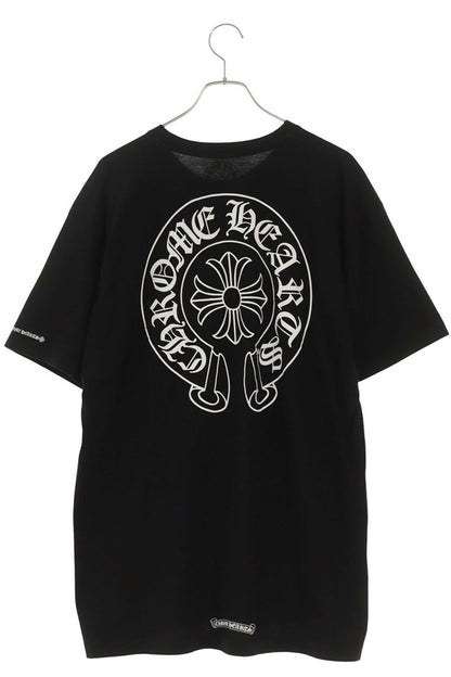 Chrome Hearts Horseshoe Back Print T-Shirt Black Size XL