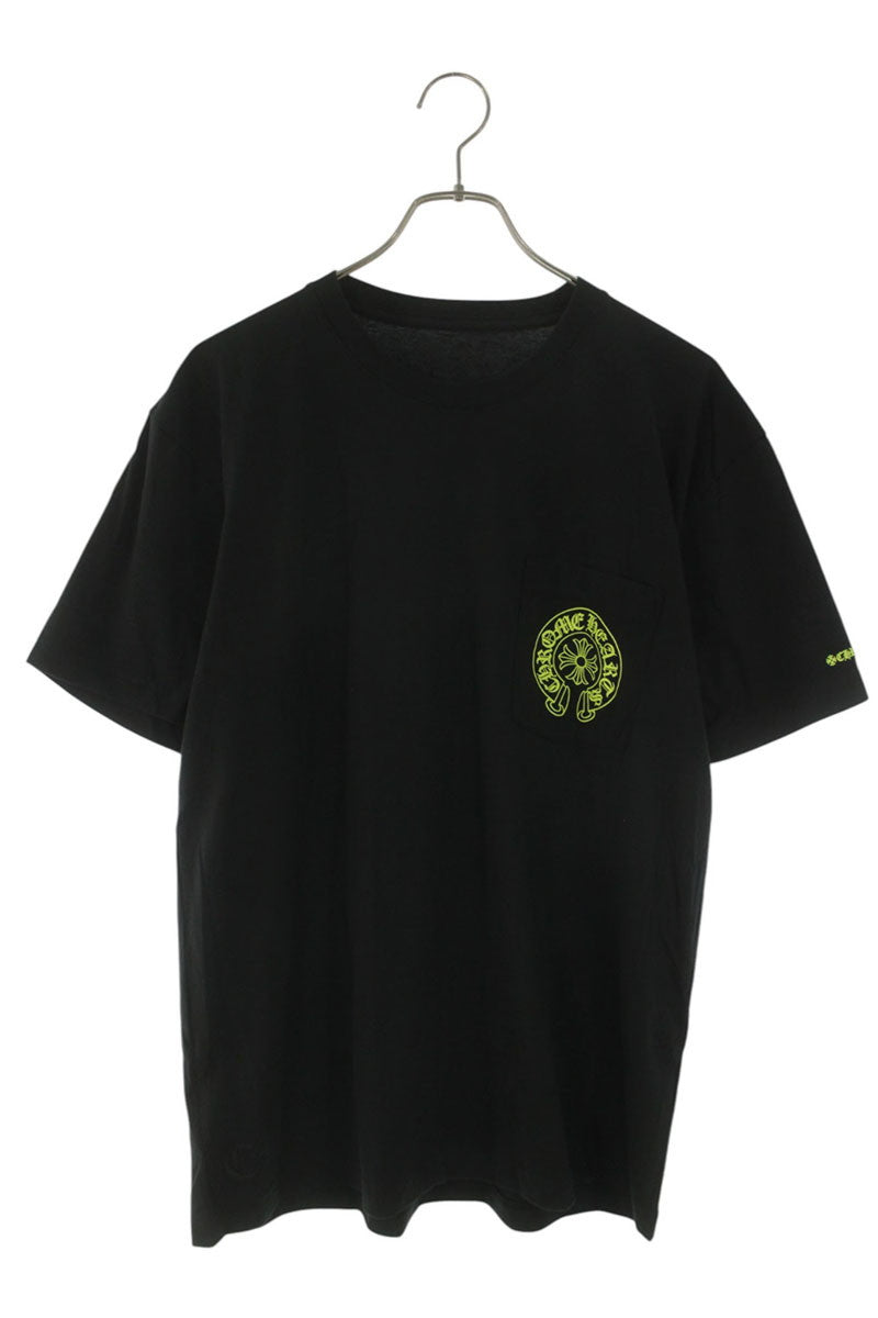 Chrome Hearts Horseshoe Tee Black Yellow Multi Size L