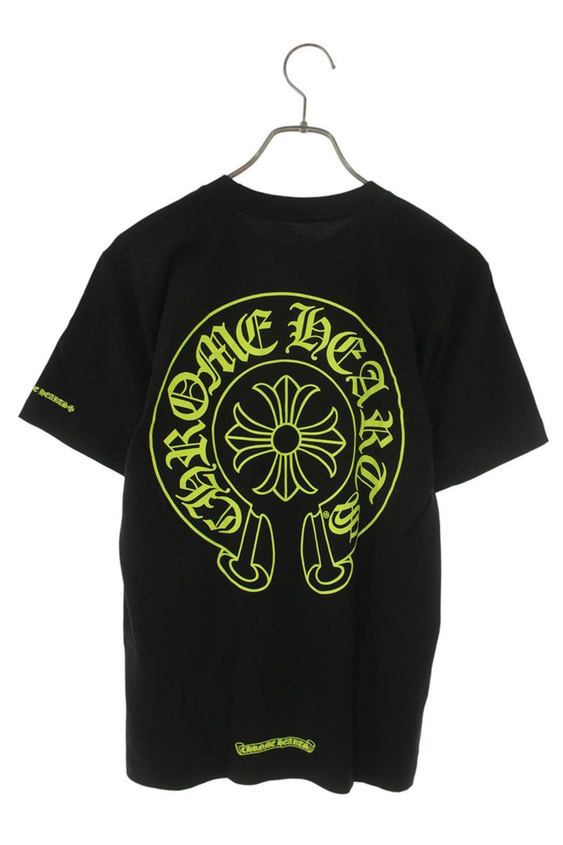 Chrome Hearts Horseshoe Tee Black Yellow Multi Size L