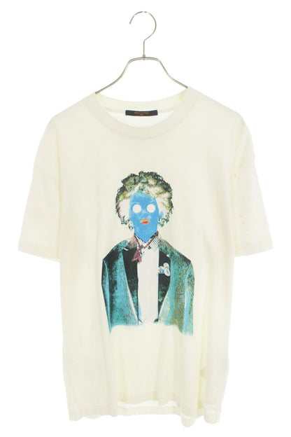 LOUISVUITTON 21FW Neon Working Man T-Shirt White Size M