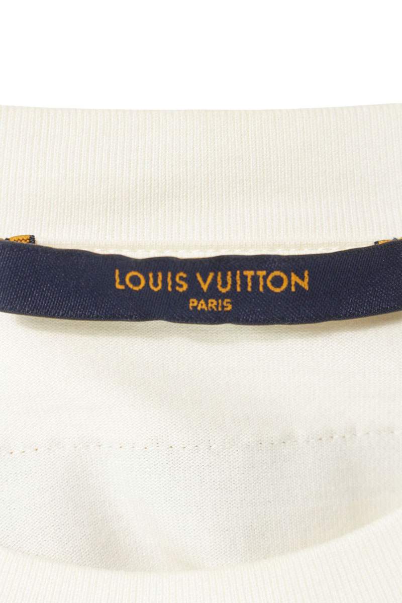 LOUISVUITTON 21FW Neon Working Man T-Shirt White Size M