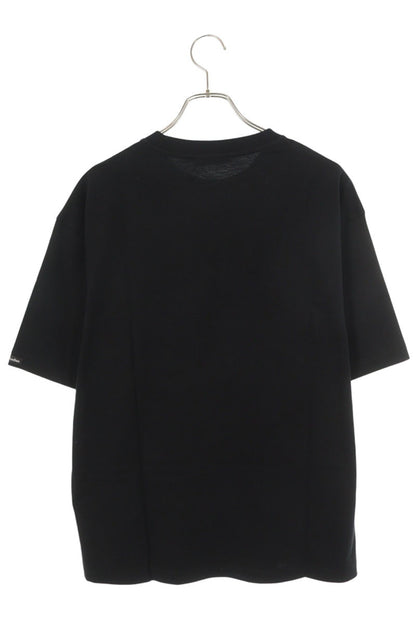 ACNE STUDIOS 26SS Satin Logo T-Shirt Black Size S