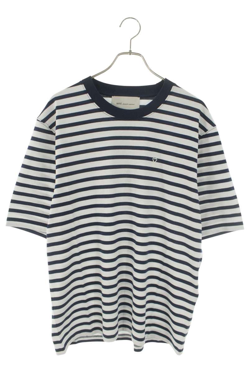 AMI Alexandre Mattiussi 26SS Heart A Stripe T-Shirt Size S