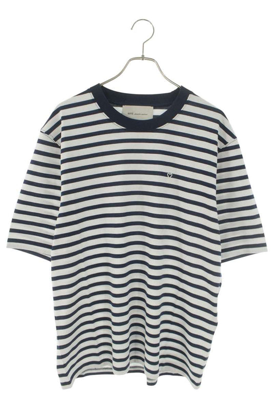 AMI Alexandre Mattiussi 26SS Heart A Stripe T-Shirt Size L
