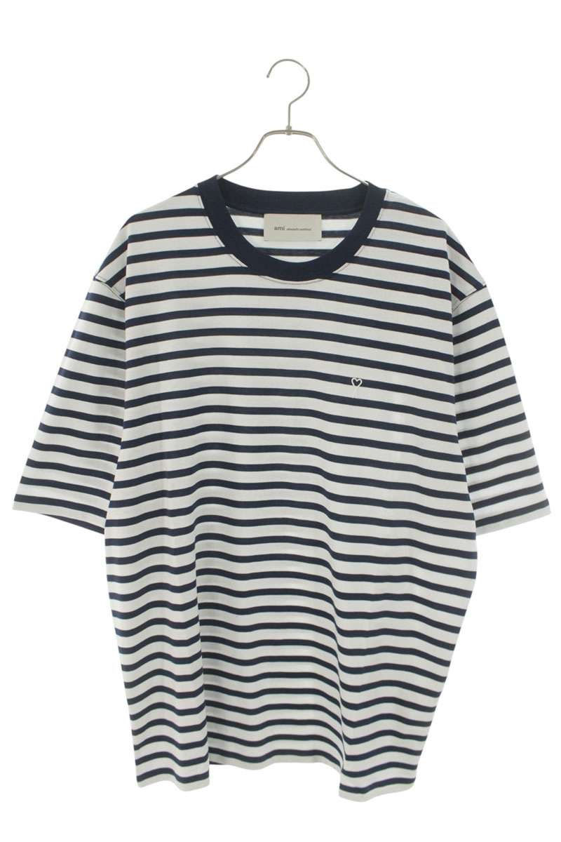 AMI Alexandre Mattiussi 26SS Heart A Stripe T-Shirt Size XXL