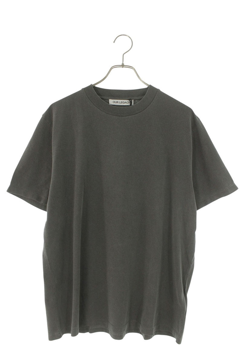 OUR LEGACY 26SS Box T-Shirt Dark Gray Cotton Size S