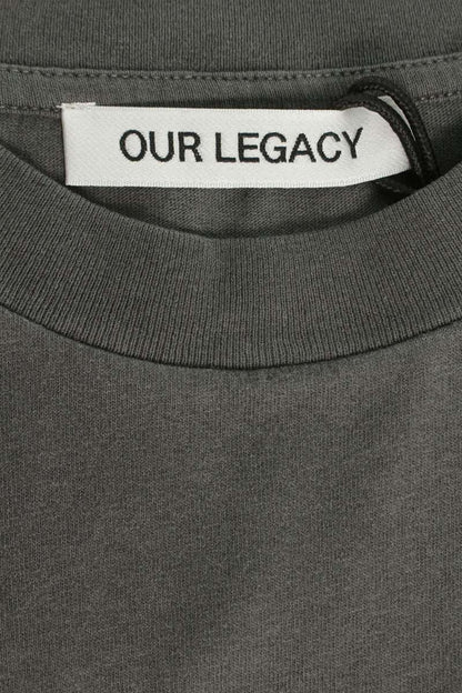 OUR LEGACY 26SS Box T-Shirt Dark Gray Cotton Size S