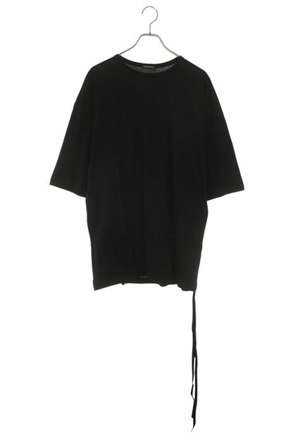 ANN DEMEULEMEESTER SS26 Black Message Print Tee Size L