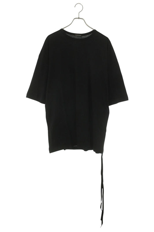 ANN DEMEULEMEESTER SS26 Black Message Print Tee Size L