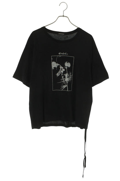 ANN DEMEULEMEESTER SS26 Black Graphic Tee Size S