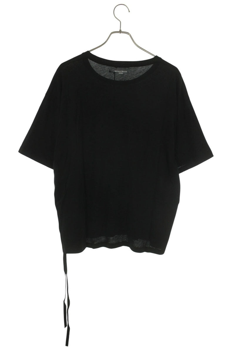 ANN DEMEULEMEESTER SS26 Black Graphic Tee Size S