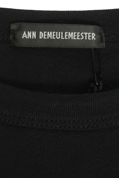 ANN DEMEULEMEESTER SS26 Black Message Print Tee Size M