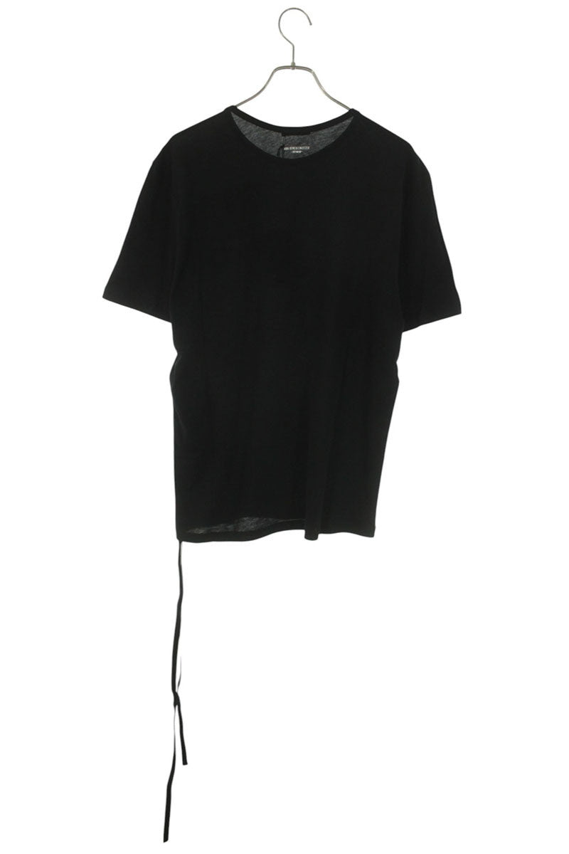 ANN DEMEULEMEESTER SS26 Black Message Print Tee Size L