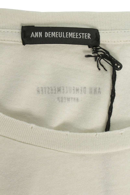 ANN DEMEULEMEESTER 26SS Cotton Graphic Print T-Shirt Size XL