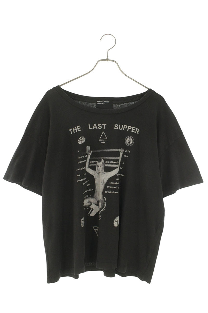 ENFANTS RICHES DEPRIMES 26SS Last Supper Tee Black Size L