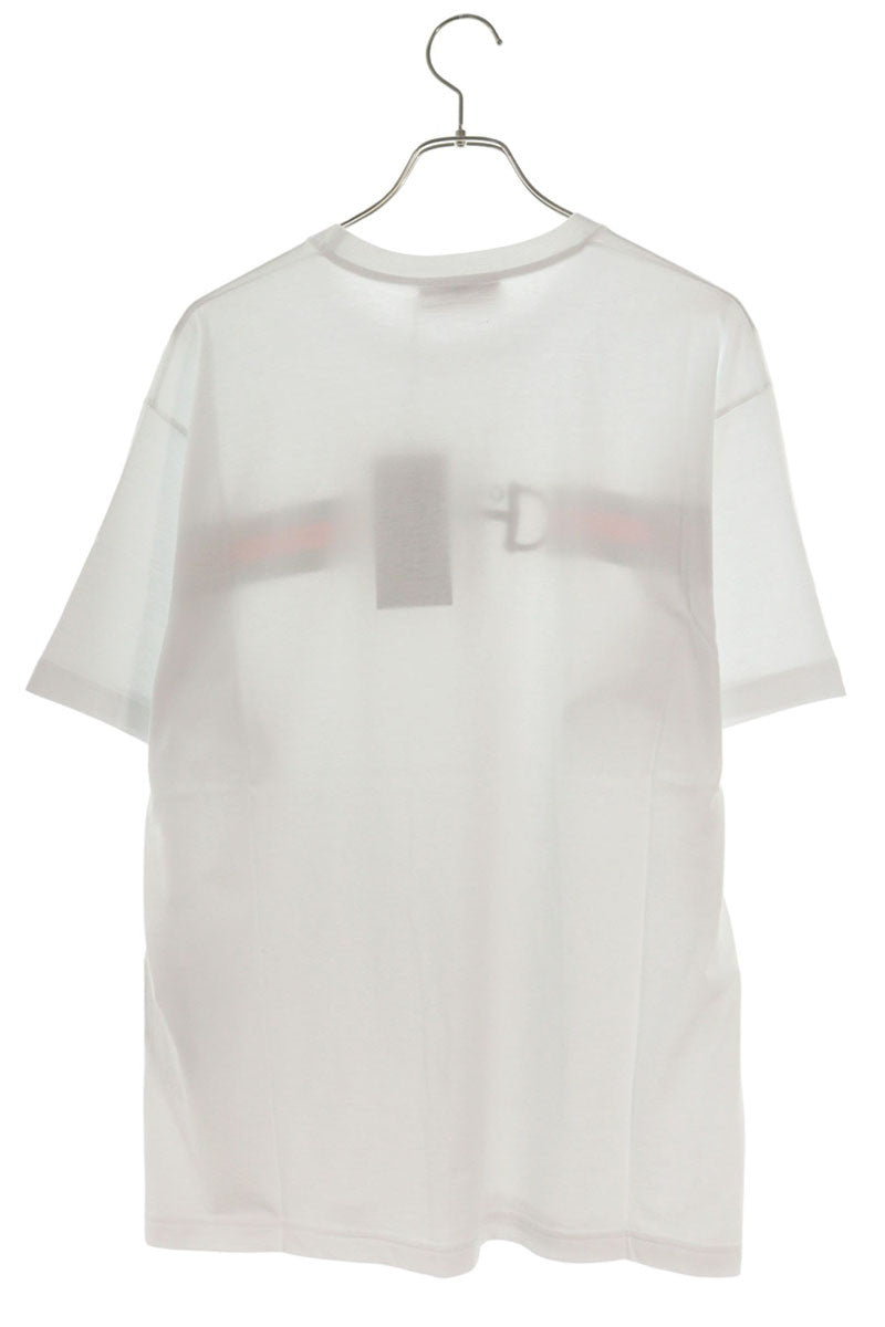 GUCCI 26SS Logo Horsebit T-Shirt White Cotton Size L