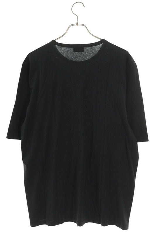 SAINT LAURENT PARIS Logo Embroidered T-Shirt Black Size XL