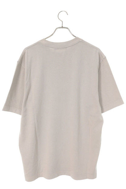 JACQUEMUS 26SS Cotton Logo Embroidered T-Shirt Gray Size L