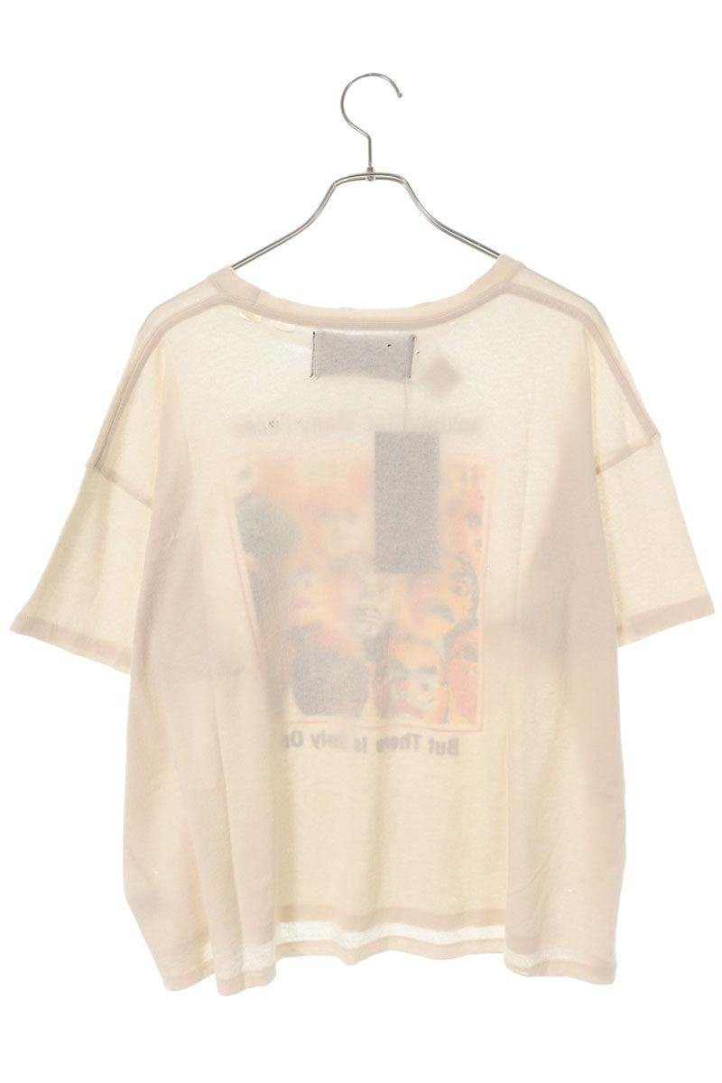 Paly Hollywood 26SS Cotton WT Anxiety Print T-Shirt Size M