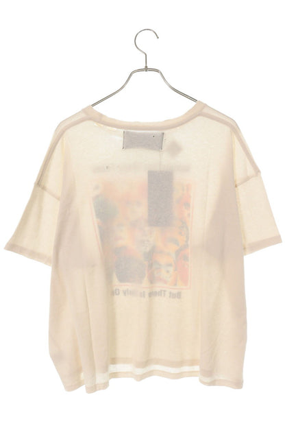 Paly Hollywood 26SS Cotton WT Anxiety Print T-Shirt Size L