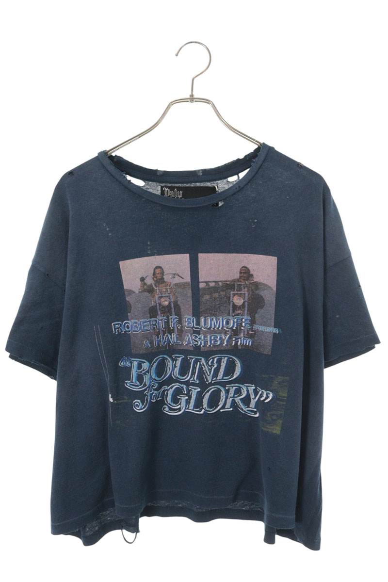 Paly Hollywood 26SS Distressed Human Print T-Shirt Size S