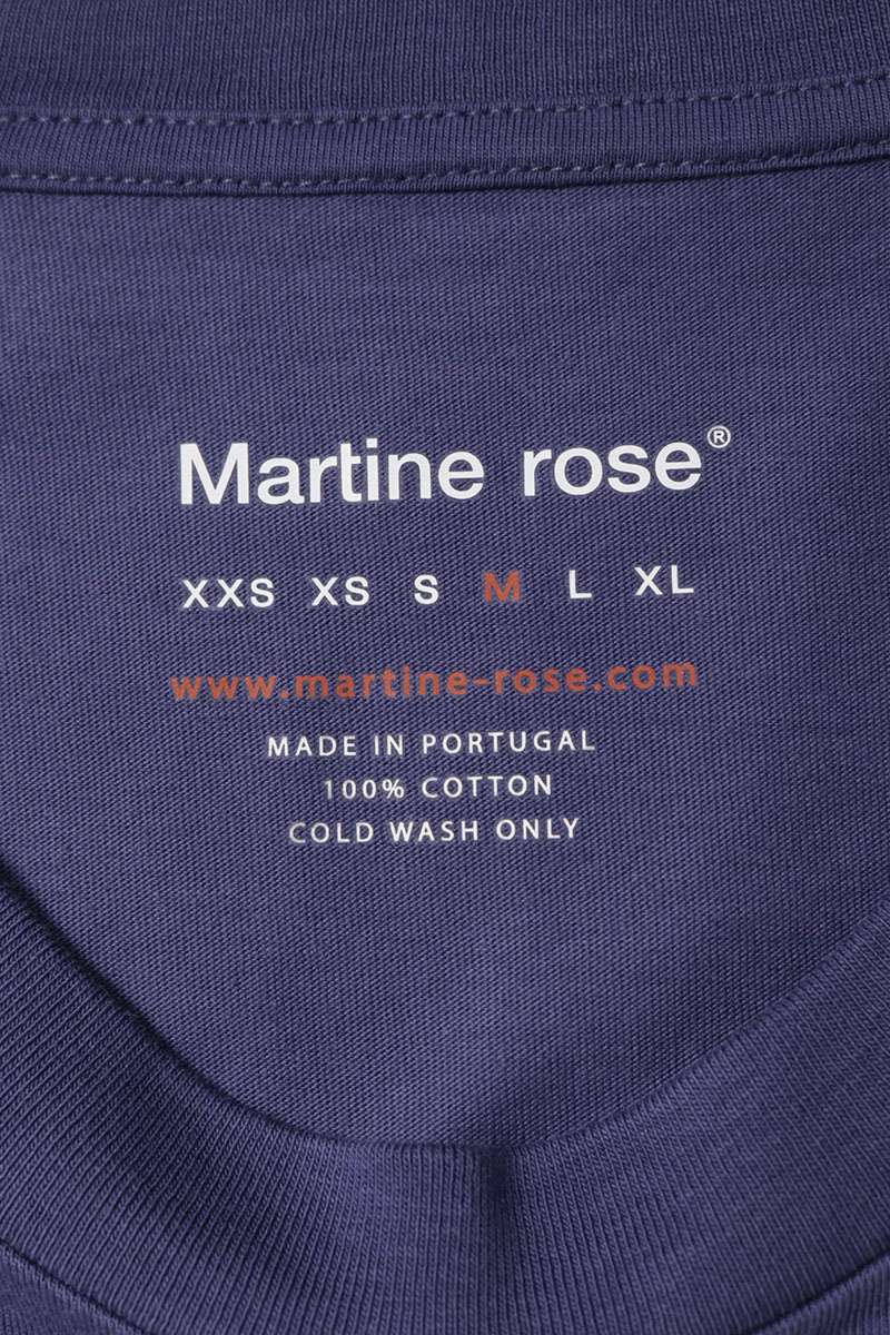 MARTIN ROSE 26SS Logo Print Bicolor Cotton T-Shirt Size M