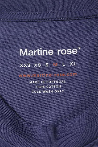 MARTIN ROSE 26SS Logo Print Bicolor Cotton T-Shirt Size L