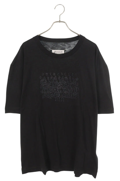 Maison Margiela SS26 Calendar Logo Cotton Black Tee Size S
