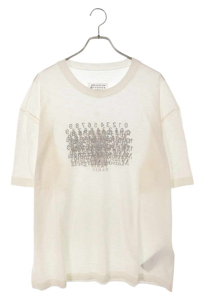 Maison Margiela SS26 Calendar Logo Cotton Off-White Size S