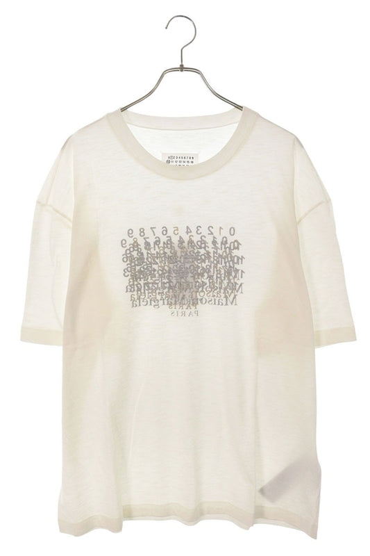 Maison Margiela SS26 Calendar Logo Cotton Off-White Size S