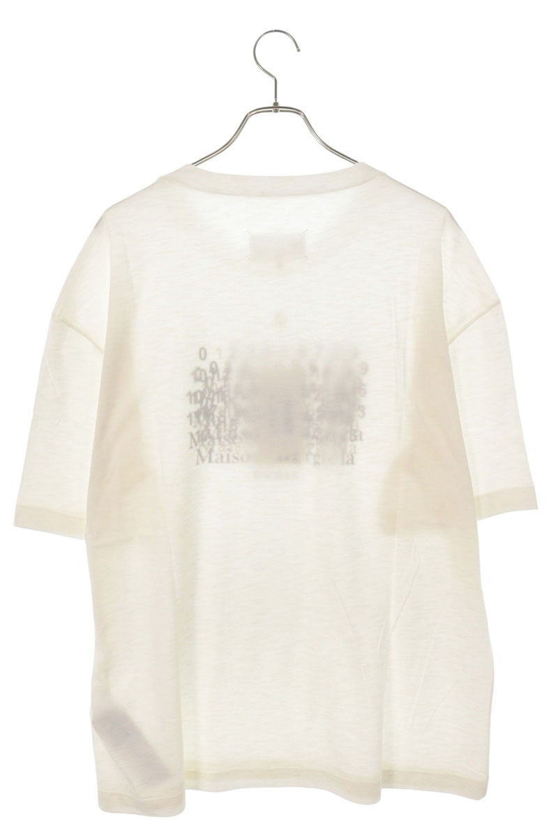 Maison Margiela SS26 Calendar Logo Cotton Off-White Size S