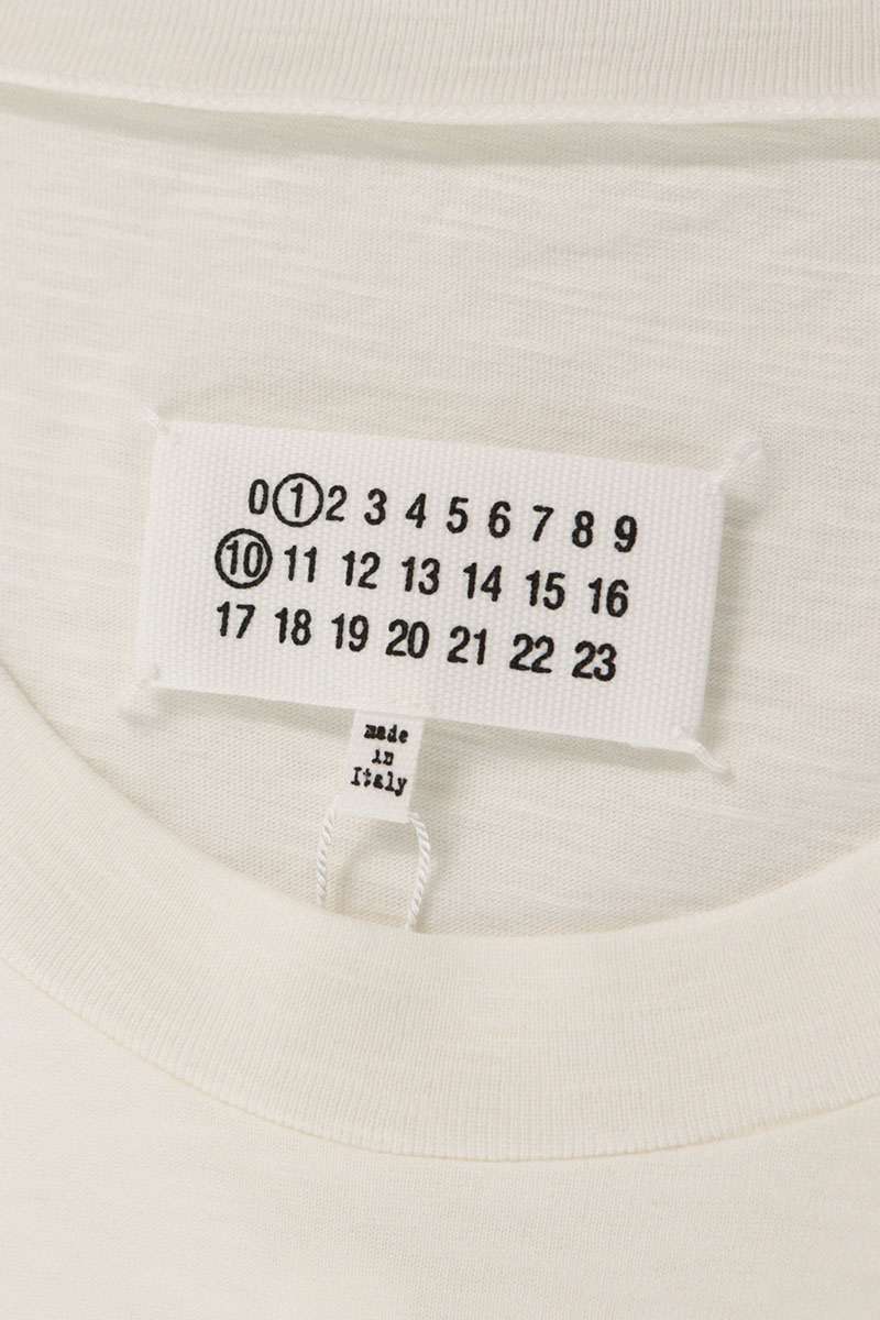 Maison Margiela SS26 Calendar Logo Cotton Off-White Size S