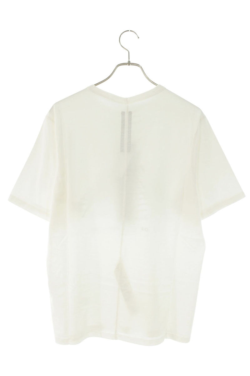 Rick Owens SS26 Graphic Print Cotton White T-Shirt Size S