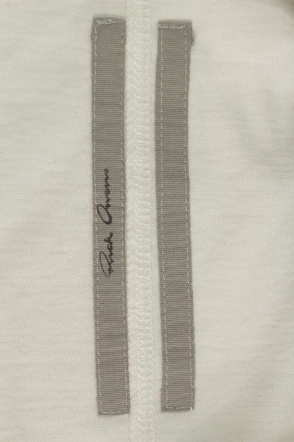 Rick Owens SS26 Graphic Print Cotton White T-Shirt Size S