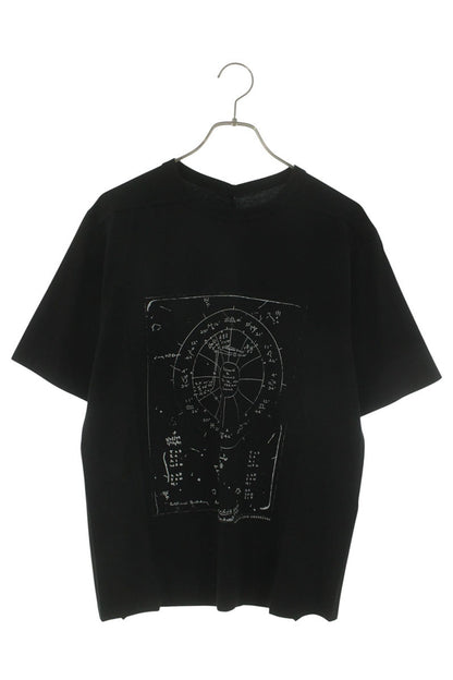 Rick Owens SS26 Graphic Print Cotton Black T-Shirt Size S