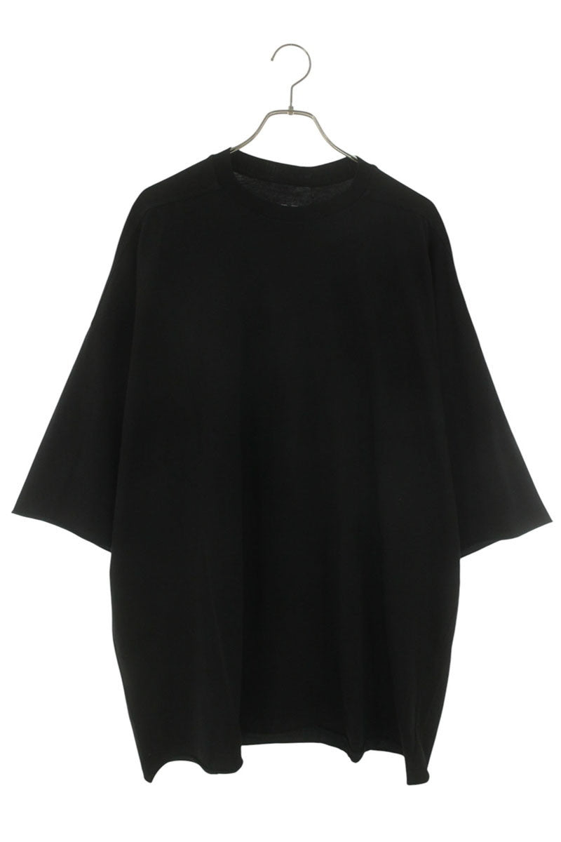 Rick Owens SS26 Tommy Oversized Cotton Black Tee Size XXL