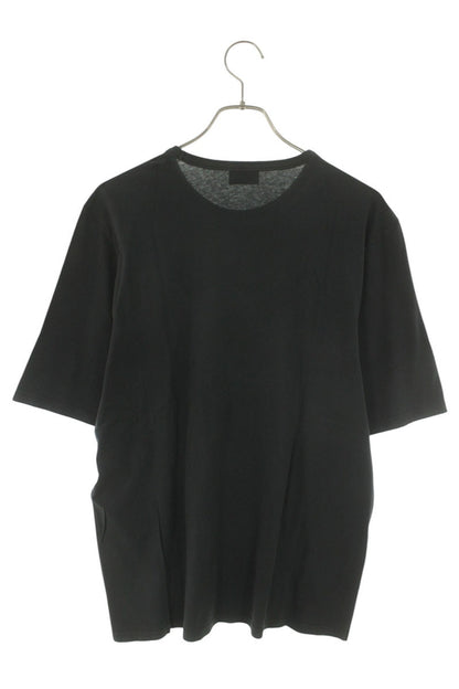 SAINT LAURENT PARIS Logo Embroidered T-Shirt Black Size L